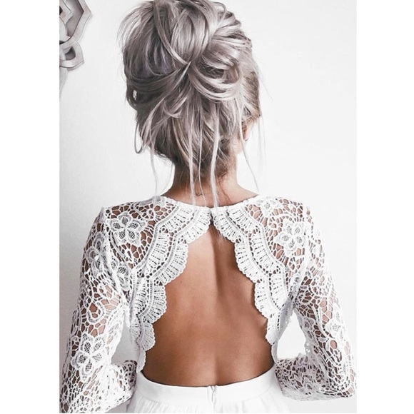 LULU’S Long Sleeve Lace Dress - Picture 9 of 9